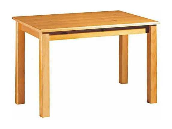 Mesa rectangular Altea en acabado madera maciza de pino color miel 73 cm(alto) 80 cm(ancho