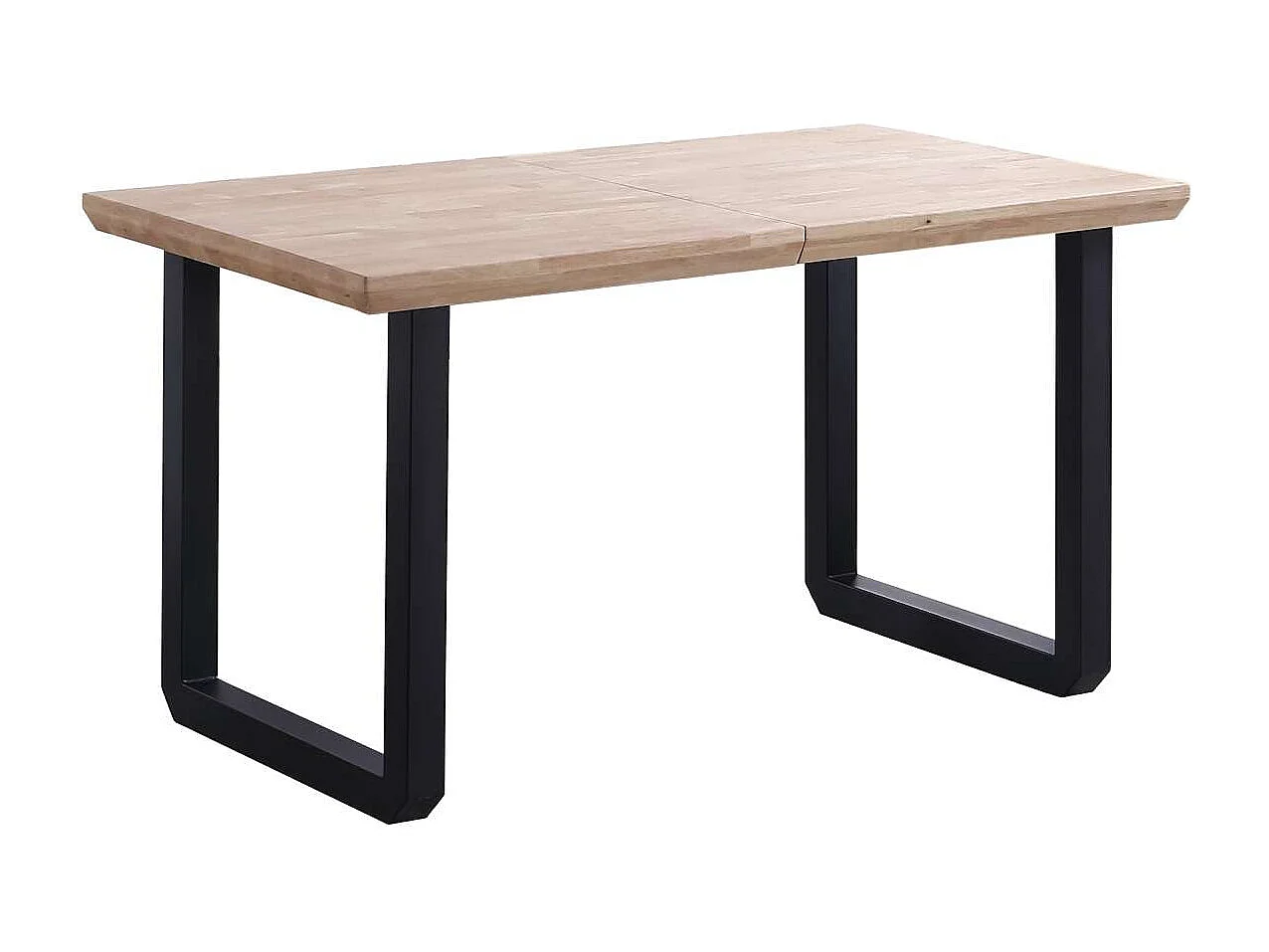 Mesa extensible Roma Roble nordish pata negra 77 cm(alto)140-180-220 cm(ancho)80 cm(largo)