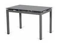 Mesa de cristal extensible para cocina modelo Ara. 85-1135cm(ancho) 76cm(altura) 40cm(fond