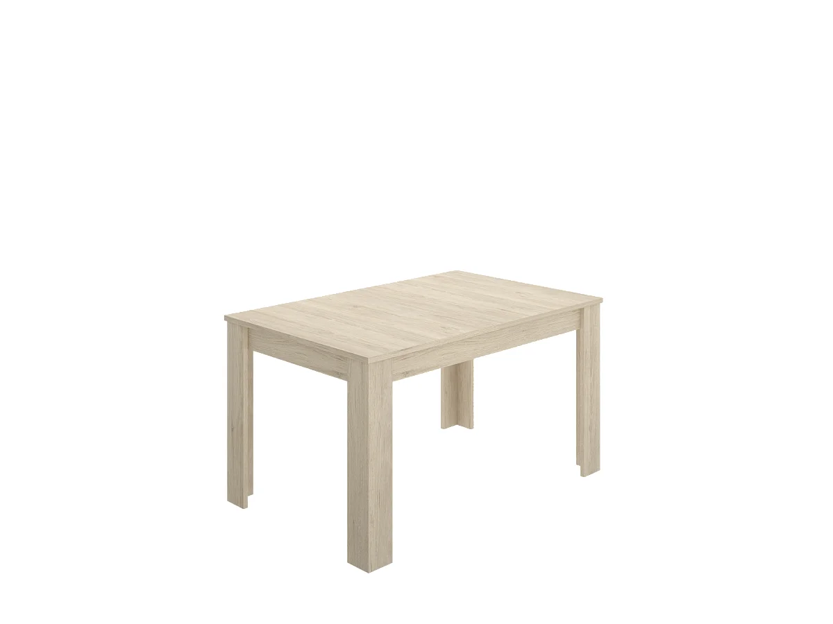 Mesa de salon extensible Baños de la encina en color natural 76 cm(alto)140-180 cm(ancho)