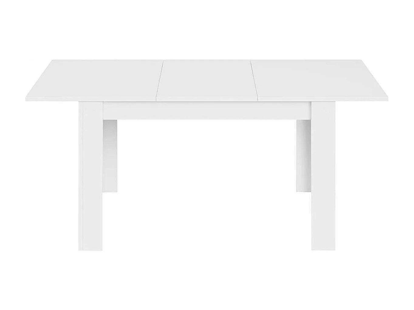 Mesa comedor extensible Paris en color blanco brillo 78 cm(alto)140-190 cm(ancho)90 cm(lar