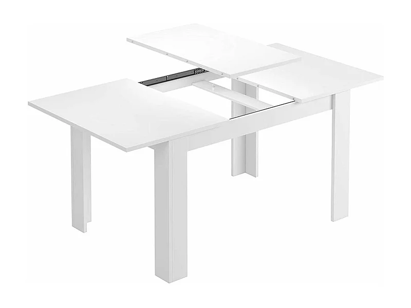 Mesa comedor extensible Paris en color blanco brillo 78 cm(alto)140-190 cm(ancho)90 cm(lar