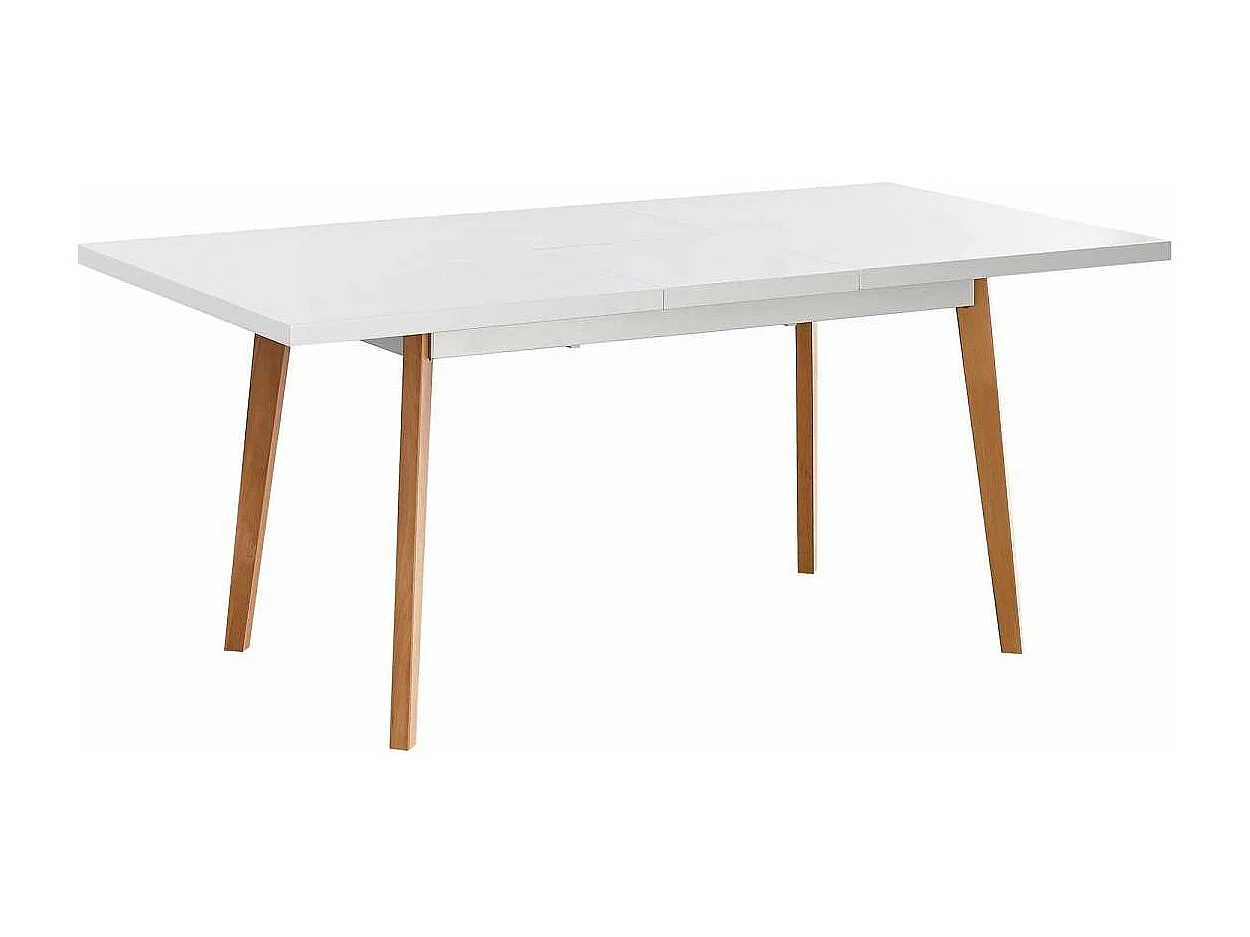 Mesa para cocina, comedor Md-Capileira extensible acabado blanco, 140/180cm(ancho) 75cm(al