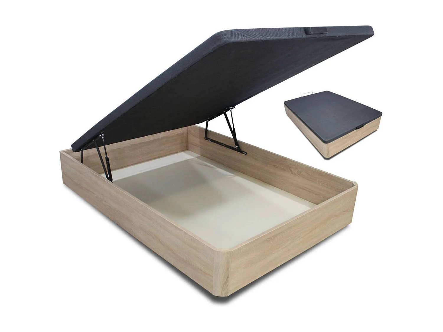 Canape abatible Atenas cambrian/gris de 150x190cm.