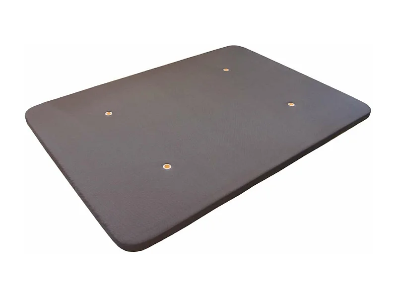 Base tapizada Roma tapizado tela 3d gris con 4 patas de 90x190.