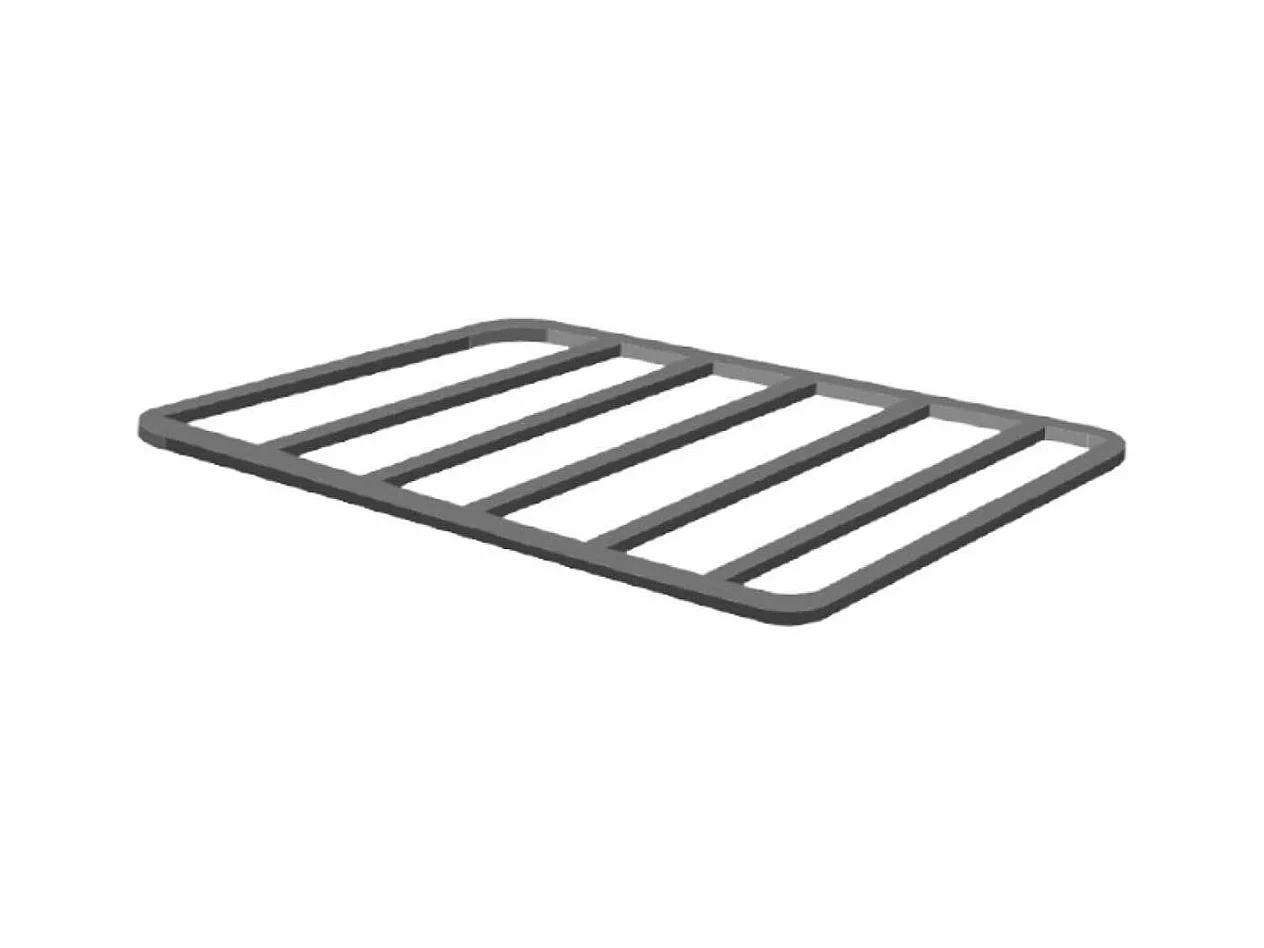 Base tapizada Roma tapizado tela 3d gris con 6 patas de 90x200.