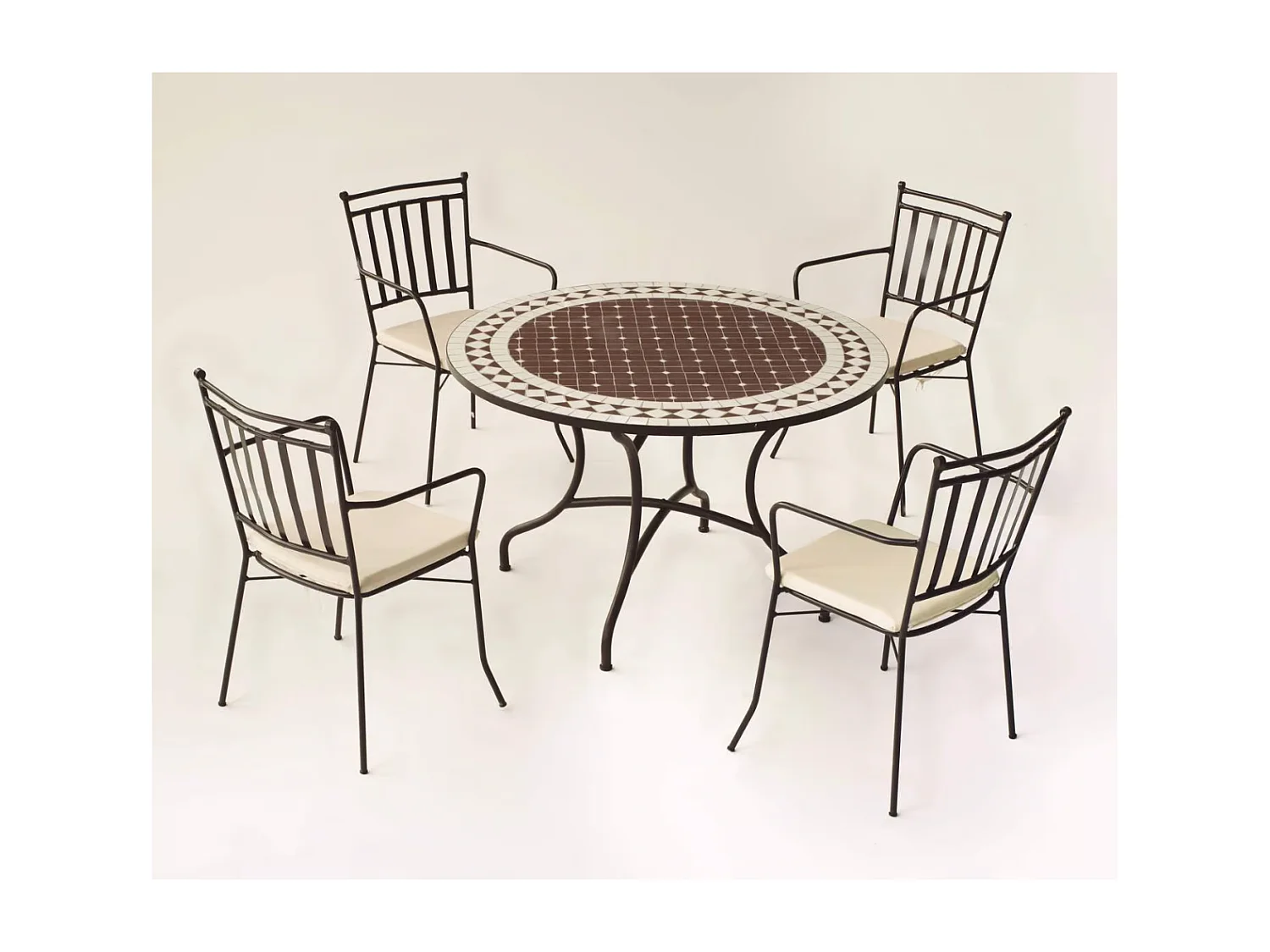Pack de 2 sillones acero Shifa-3BR negro apilable con cojín 90 cm(alto) 54 cm(ancho)54 cm