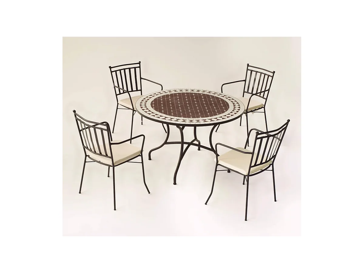 Pack de 4 sillones acero Shifa-3BR negro apilable con cojín 90 cm(alto) 54 cm(ancho)54 cm