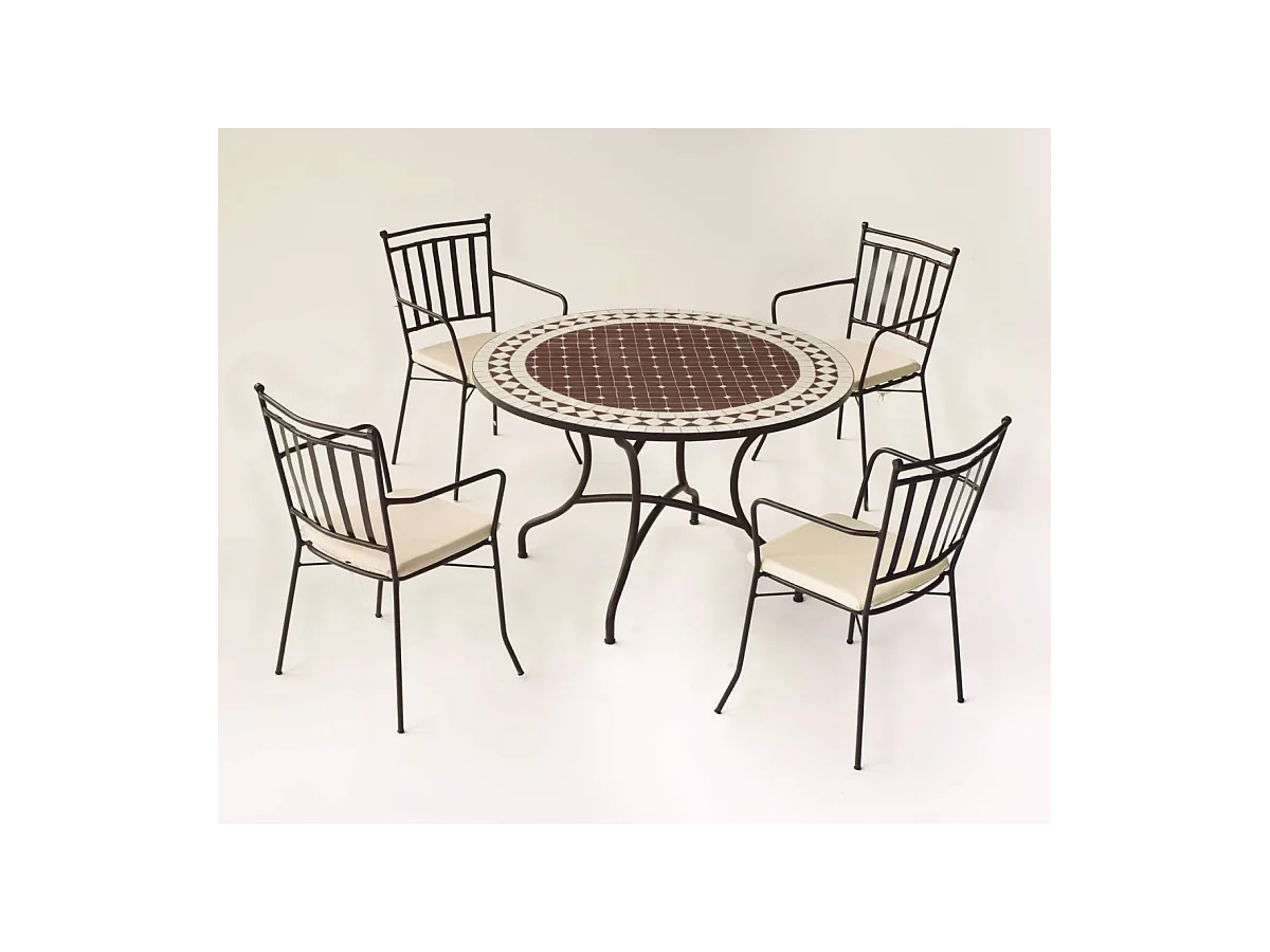 Pack de 4 sillones acero Shifa-3BR negro apilable con cojín 90 cm(alto) 54 cm(ancho)54 cm