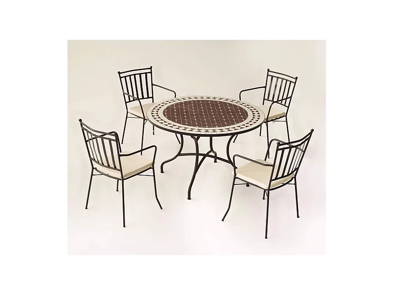 Pack de 4 sillones acero Shifa-3BR negro apilable con cojín 90 cm(alto) 54 cm(ancho)54 cm