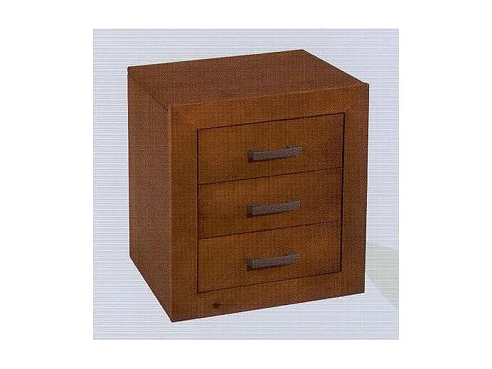 Mesita de noche dormitorio juvenil acabado madera maciza de cerezo 55cm(alto) 50cm(ancho)