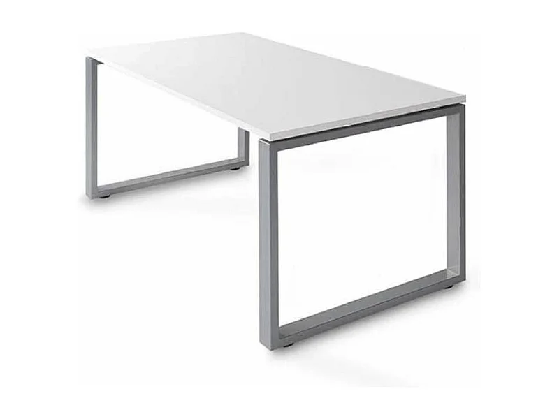 Mesa estudio Skala acabado blanco, 73 cm(alto)160 cm(ancho)80 cm(fondo)