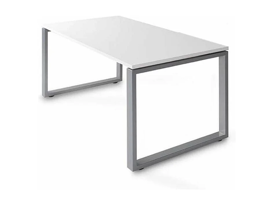 Mesa estudio Skala acabado blanco, 73 cm(alto)160 cm(ancho)80 cm(fondo)