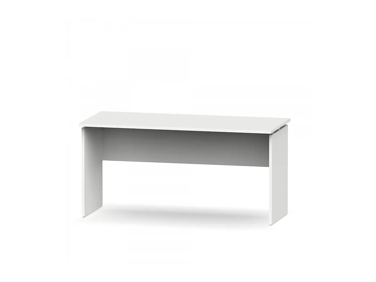 Mesa oficina o despacho Rivoli acabado blanco, 76cm(alto) 155cm(ancho) 68cm(fondo)