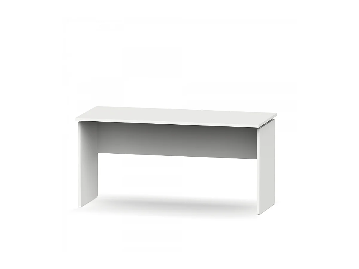 Mesa oficina o despacho Rivoli acabado blanco, 76cm(alto) 155cm(ancho) 68cm(fondo)
