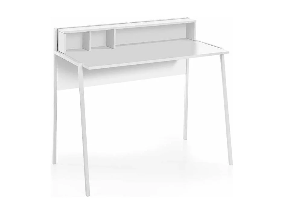 Mesa estudio Mod-Tokio acabado blanco, 50 x 105 x 90 cm (fondo x ancho x alto)