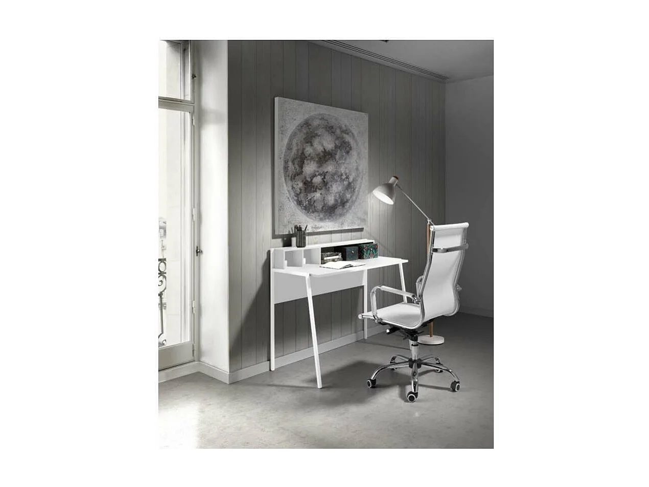 Mesa estudio Mod-Tokio acabado blanco, 50 x 105 x 90 cm (fondo x ancho x alto)