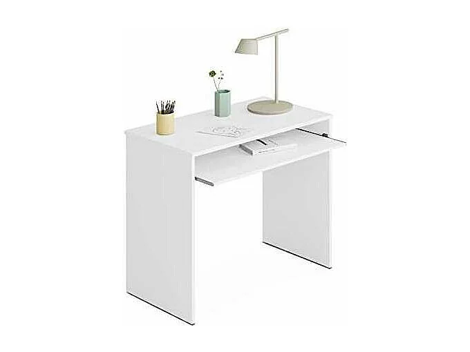 Escritorio con bandeja extraible Children en blanco artik 79 cm(alto)90 cm(ancho)54 cm(fon