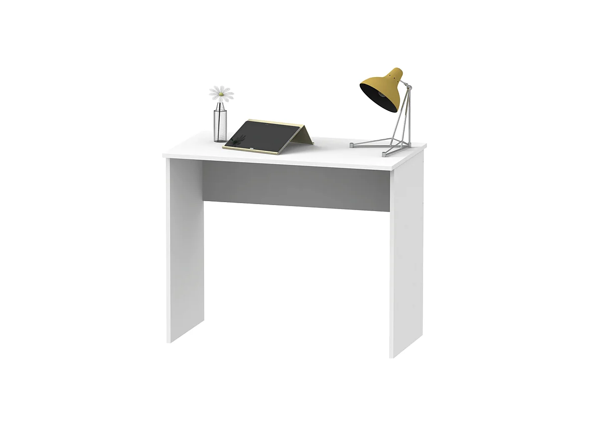 Mesa de despacho Turin acabado blanco, 75 cm(alto)90 cm(ancho)50 cm(fondo)