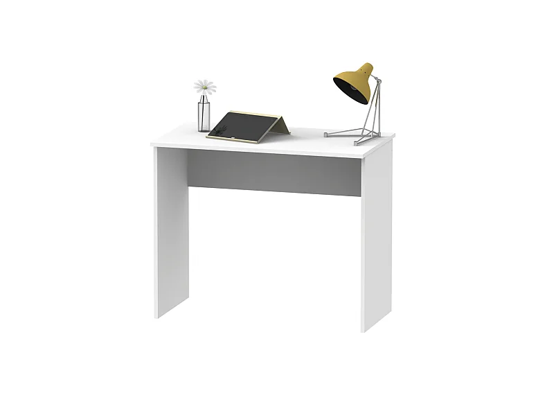 Mesa de despacho Turin acabado blanco, 75 cm(alto)90 cm(ancho)50 cm(fondo)