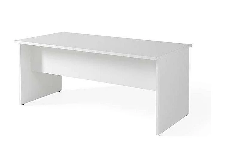 Mesa para oficina o estudio acabado blanco, 73 cm(alto)140 cm(ancho)80 cm(fondo)