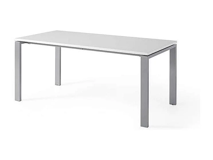 Mesa estudio Pórtico acabado blanco, 73 cm(alto)140 cm(ancho)80 cm(fondo)