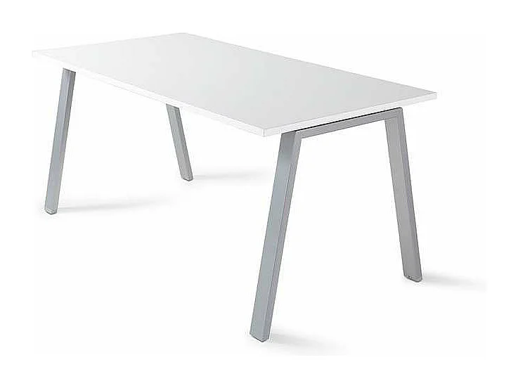 Mesa estudio Atrio acabado blanco, 73 cm(alto)160 cm(ancho)80 cm(fondo).