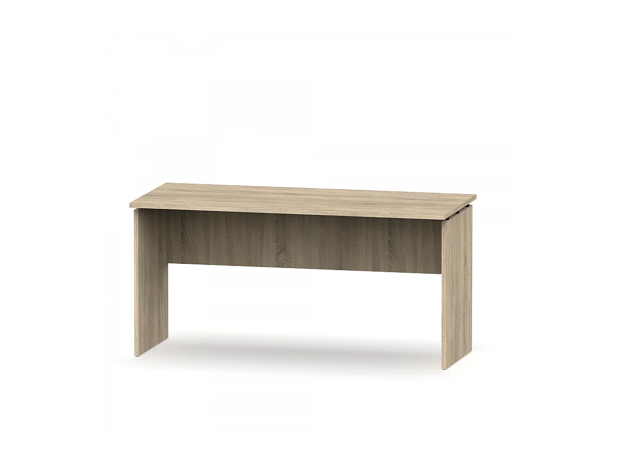 Mesa oficina o despacho Rivoli acabado roble cambrian, 76cm(alto) 155cm(ancho) 68cm(fondo)