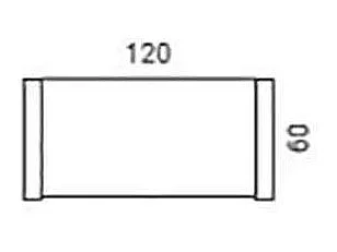Mesa De Escritorio Benetto Patas cromo120 cm(ancho) 60 cm(largo)72 cm(alto)
