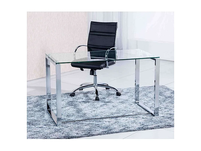 Mesa De Escritorio Benetto Patas cromo120 cm(ancho) 60 cm(largo)72 cm(alto)