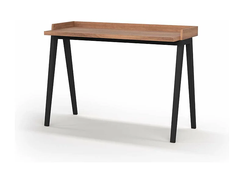 Mesa estudio Mod-Nairobi acabado nogal/negro, 47 x 110 x 81 cm (fondo x ancho x alto)