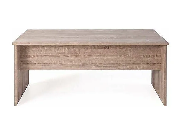 Mesa para oficina o estudio acabado olmo claro, 73 cm(alto)140 cm(ancho)80 cm(fondo)