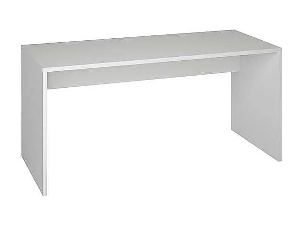 Mesa de despacho acabado blanco soft, 75 cm(alto)160 cm(ancho)68 cm(fondo)