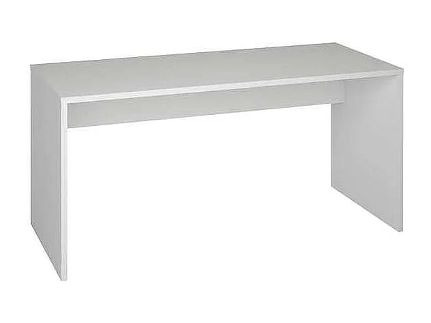 Mesa de despacho acabado blanco soft, 75 cm(alto)160 cm(ancho)68 cm(fondo)