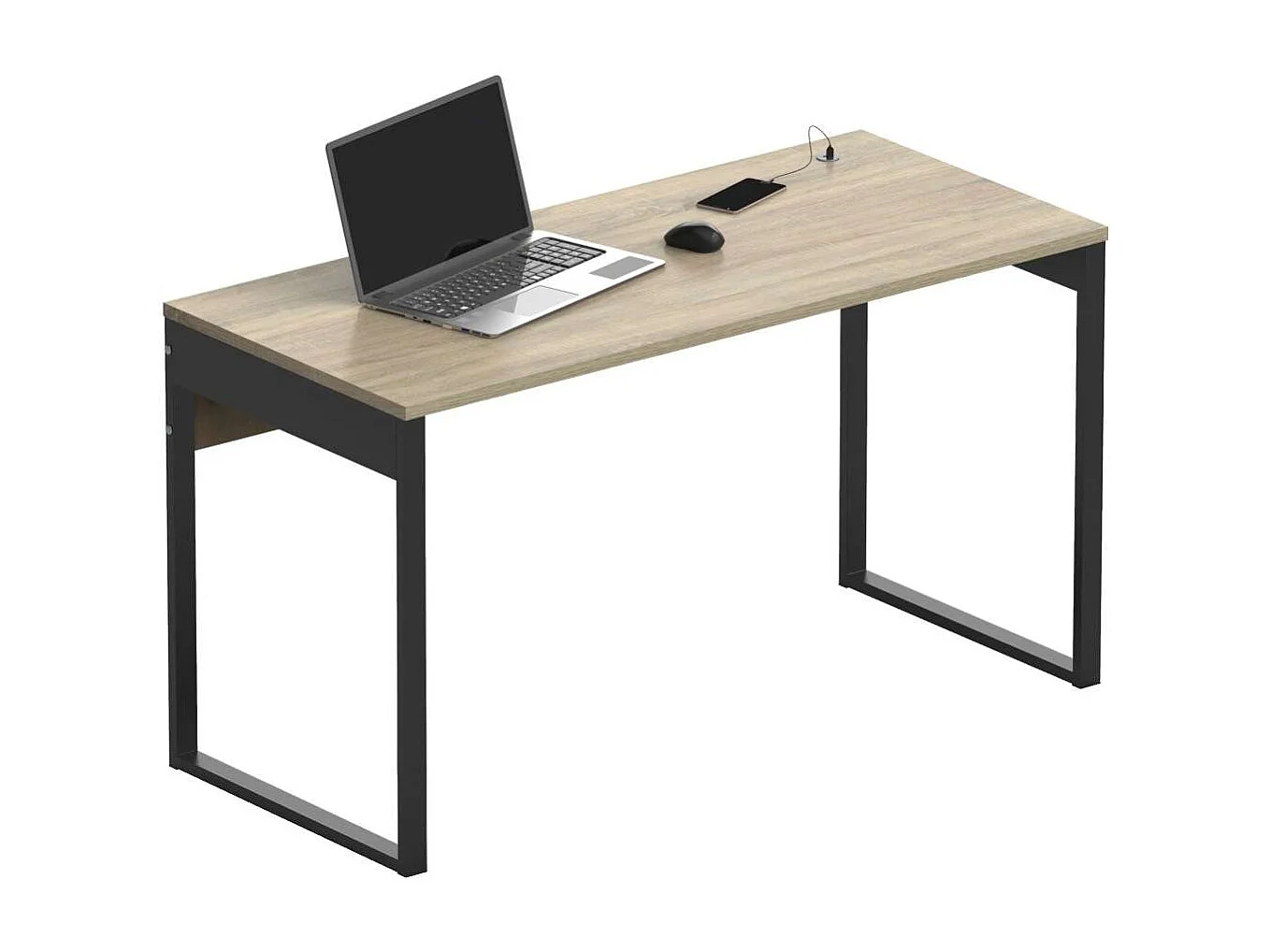 Mesa Estudio Nexus acabado roble cambrian, 76cm(alto) 135cm(ancho) 60cm(fondo).