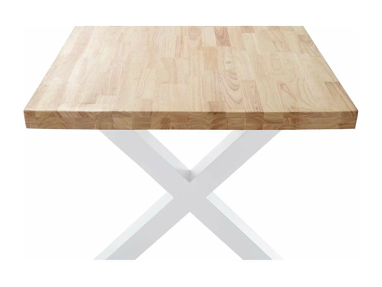 Mesa salon fija X-Loft-160 acabado roble nordish/blanco, 76 cm(alto)160 cm(ancho)90 cm(lar