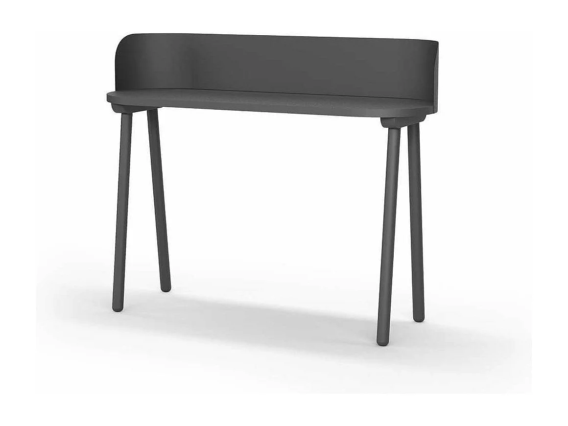 Mesa estudio Mod-634 acabado en color grafito, 40 x 120 x 95 cm (fondo x ancho x alto)