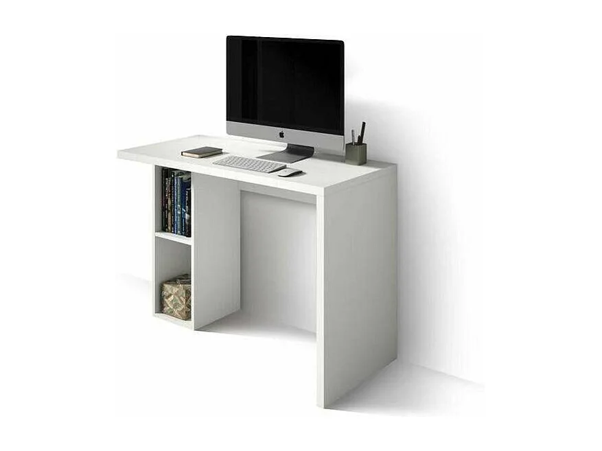 Mesa estudio Mod-Denver acabado blanco, 52 x 105 x 76 cm (fondo x ancho x alto)