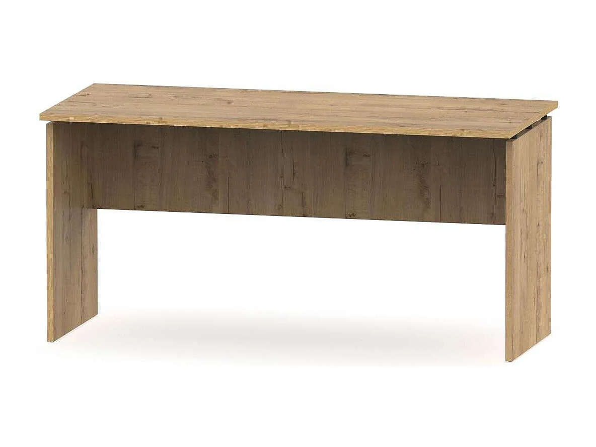 Mesa oficina o despacho Rivoli acabado roble gold, 76cm(alto) 155cm(ancho) 68cm(fondo)