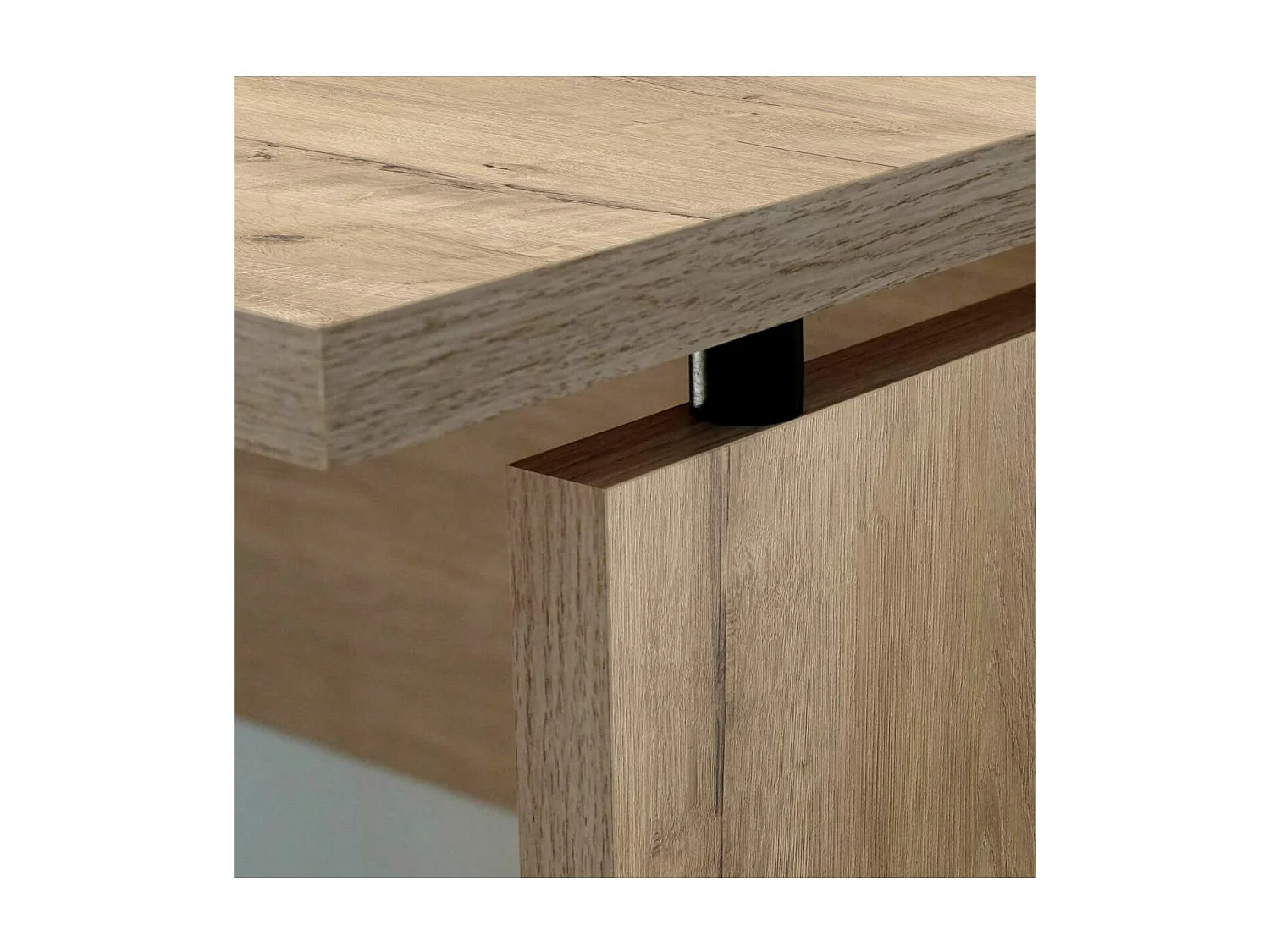 Mesa oficina o despacho Rivoli acabado roble gold, 76cm(alto) 155cm(ancho) 68cm(fondo)