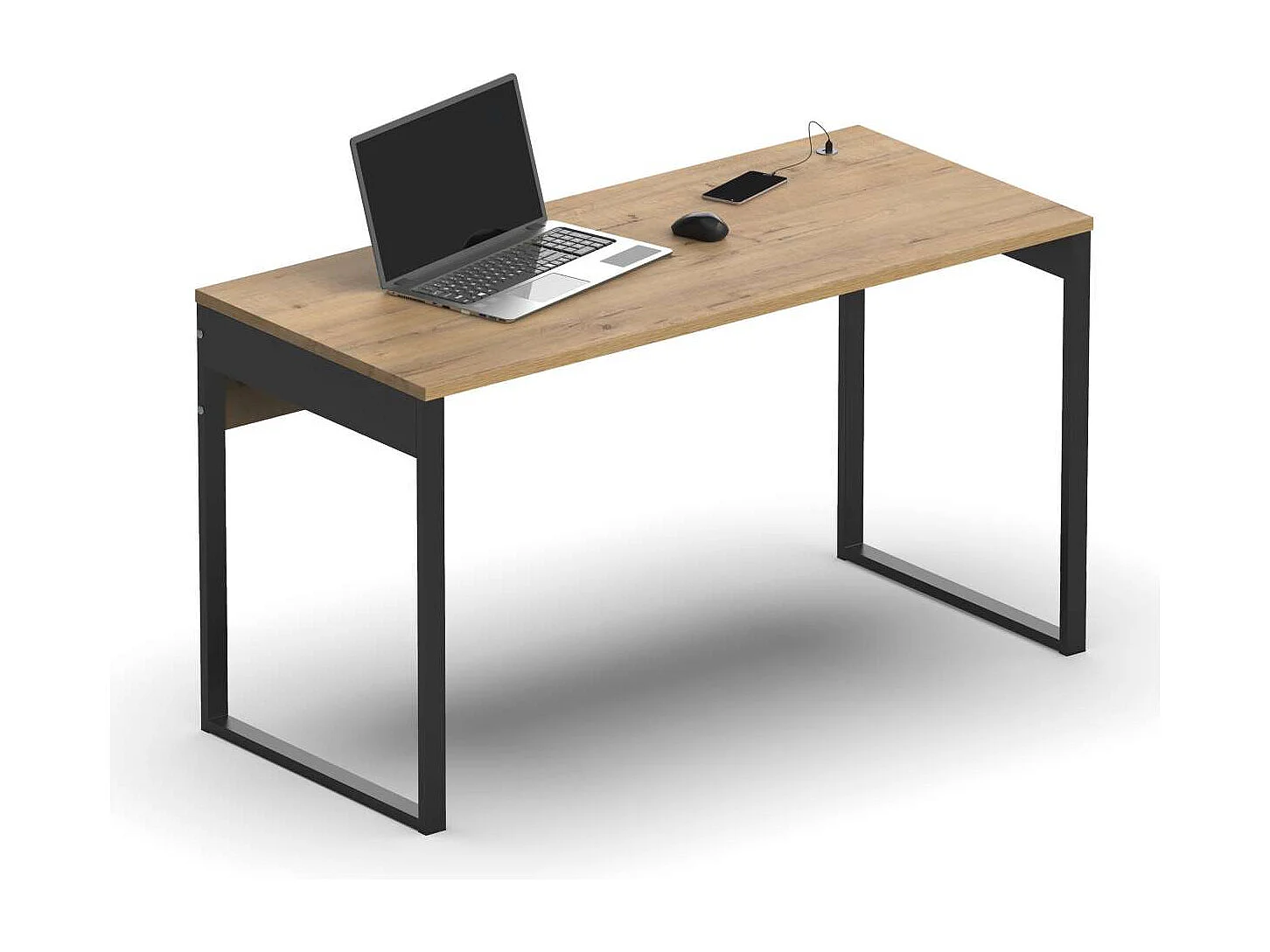 Mesa Estudio Nexus acabado roble gold, 76cm(alto) 135cm(ancho) 60cm(fondo).