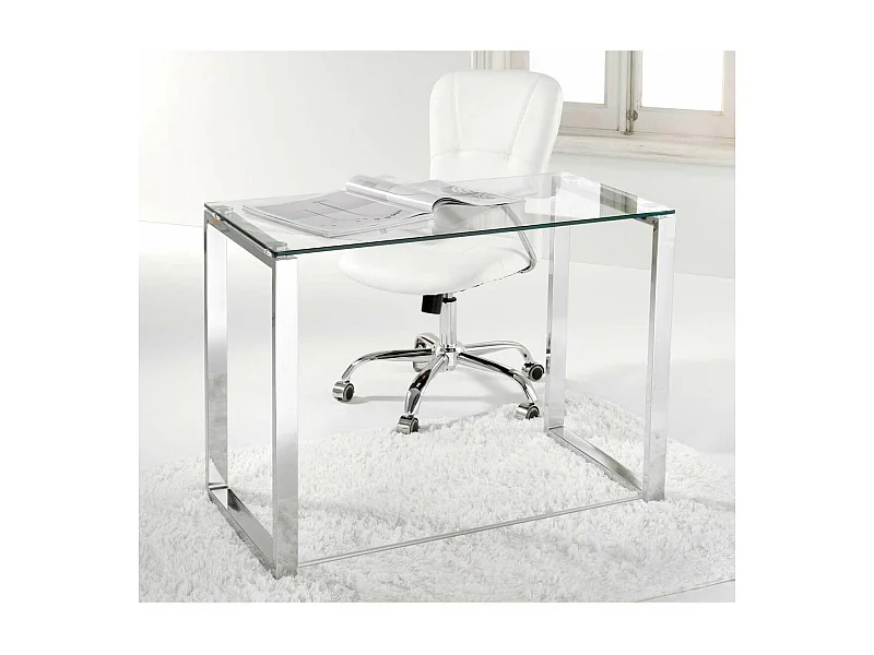 Mesa De Escritorio Benetto Patas cromo 72cm(alto) 100cm(ancho) 50cm(fondo).