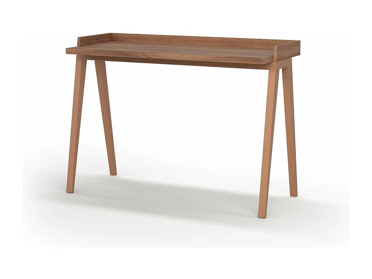 Mesa estudio Mod-Nairobi acabado nogal, 47 x 110 x 81 cm (fondo x ancho x alto)