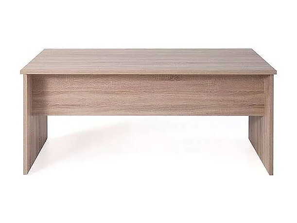 Mesa para oficina o estudio acabado olmo claro, 73 cm(alto)160 cm(ancho)80 cm(fondo)