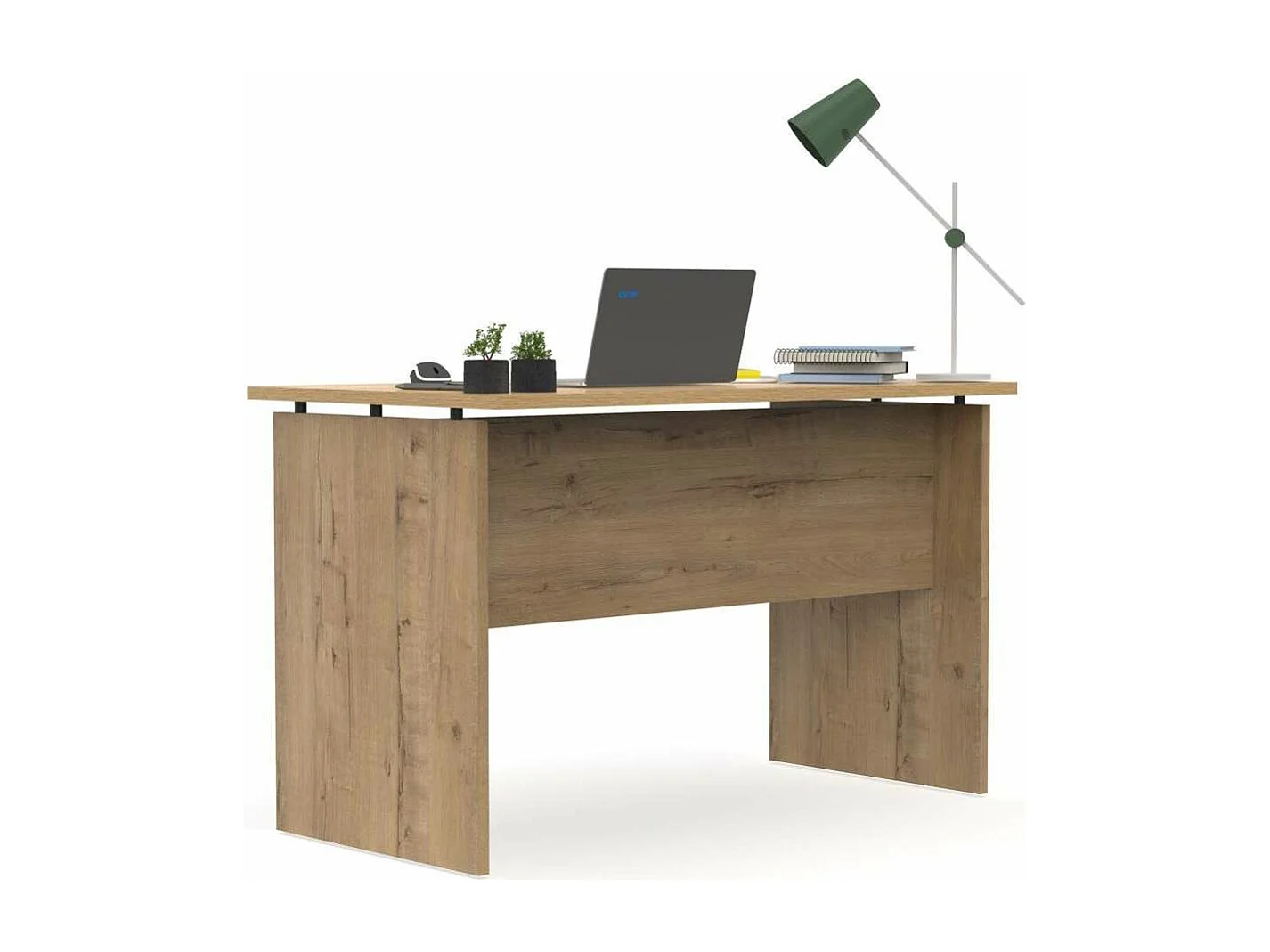 Mesa de oficina Teide en color roble gold. 76 cm(alto)120 cm(ancho)78 cm(fondo)