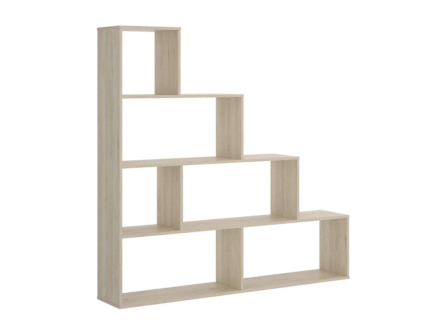 Estantería Iznatoraf en roble natural 145 cm(alto)145 cm(ancho)29 cm(fondo).