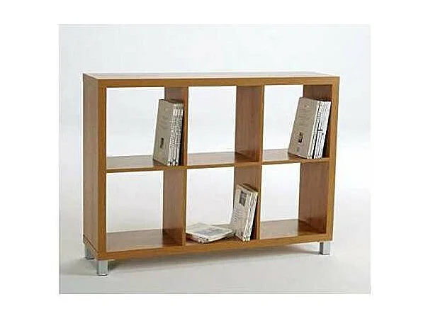 Estantería kubox 3x2 acabado maple, 83 cm(alto)111 cm(ancho)29 cm(fondo)