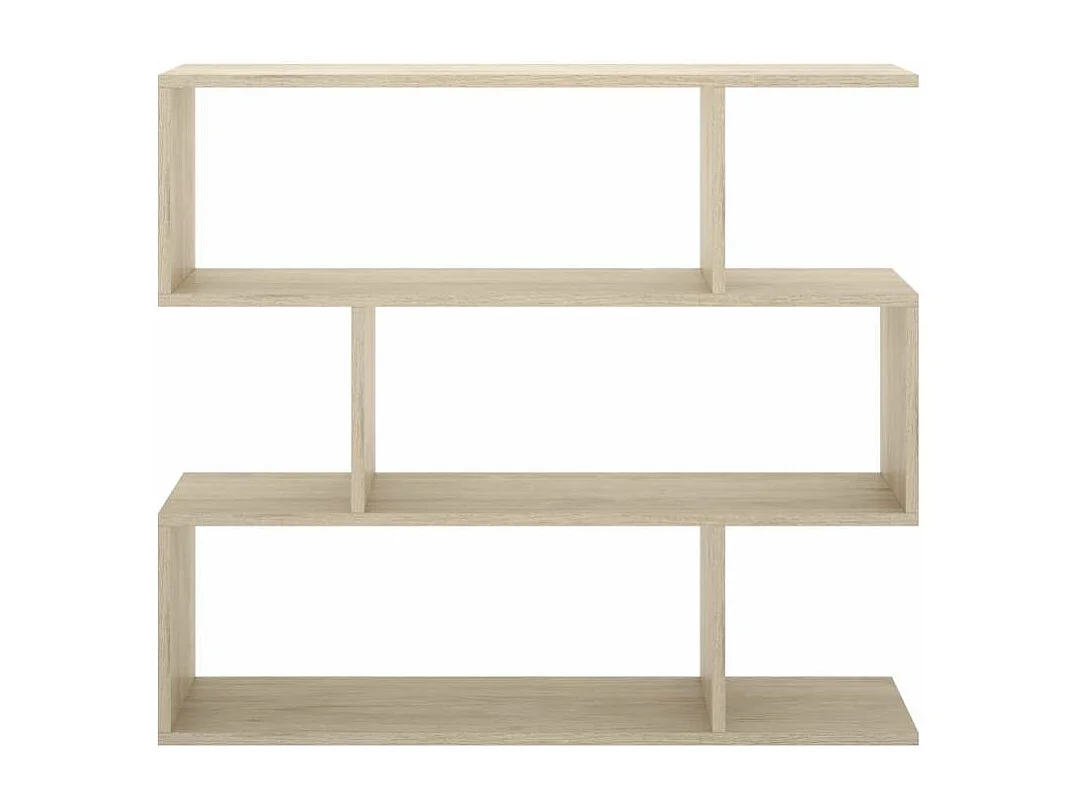 Estantería baja Ibros en roble natural 96 cm(alto)110 cm(ancho)25 cm(fondo). .