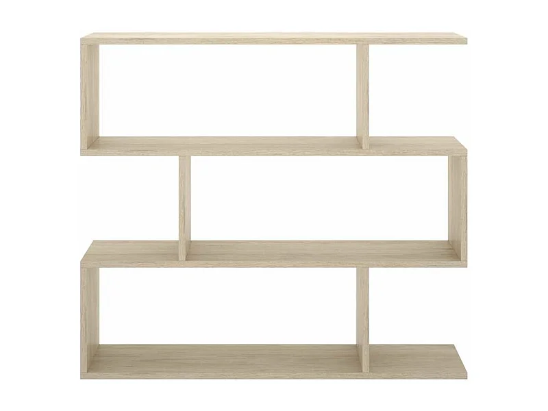 Estantería baja Ibros en roble natural 96 cm(alto)110 cm(ancho)25 cm(fondo). .