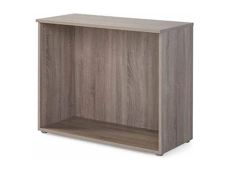 Estantería baja para oficina o estudio acabado olmo claro, 77.6 cm(alto)93 cm(ancho)42.5